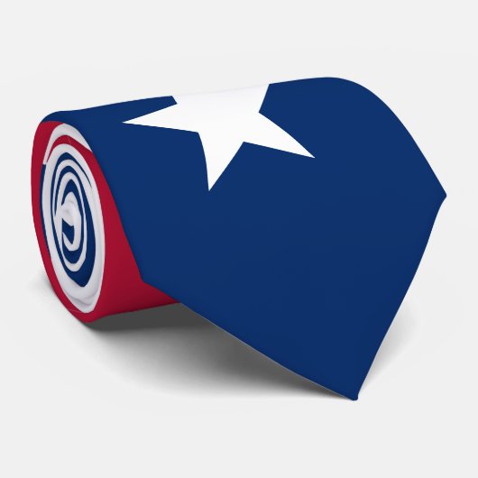 Vlag van Texas Stropdas (Opgerold)
