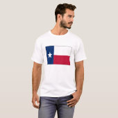 Vlag van Texas T Shirt (Voorkant volledig)