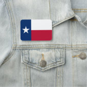 Vlag van Texas - Texan Flag Name Tag (In situ)