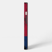 Vlag van Texas Verf afbladingslook iPhone Hoesje (Linkerkant)