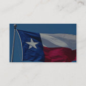 Vlag van Texas Visitekaartje (Achterkant)