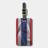 vlag van Thailand Bagagelabel (Voorkant verticaal)