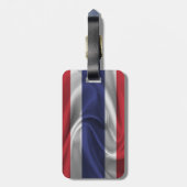 vlag van Thailand Bagagelabel (Achterkant verticaal)