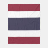 Vlag van Thailand Fleece Deken (Voorkant)