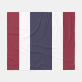 Vlag van Thailand Fleece Deken (Voorkant (Horizontaal))