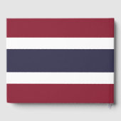 Vlag van Thailand Gastenboek (Achterkant)