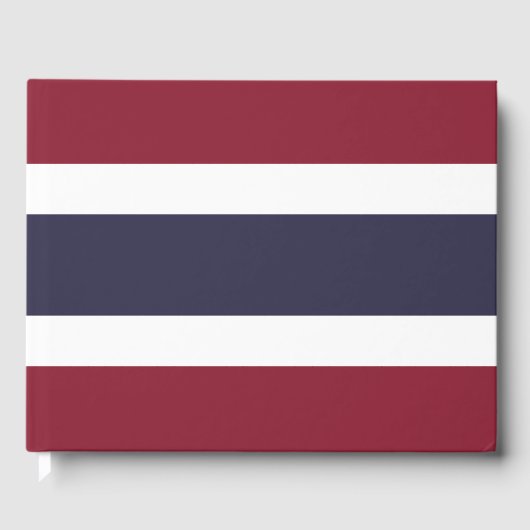 Vlag van Thailand Gastenboek (Voorkant)