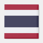 Vlag van Thailand Magneet (Voorkant)