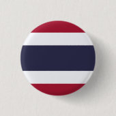 Vlag van Thailand Ronde Button 3,2 Cm (Voorkant)