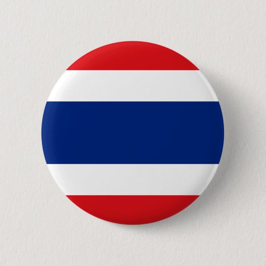 Vlag van Thailand Ronde Button 5,7 Cm (Voorkant)