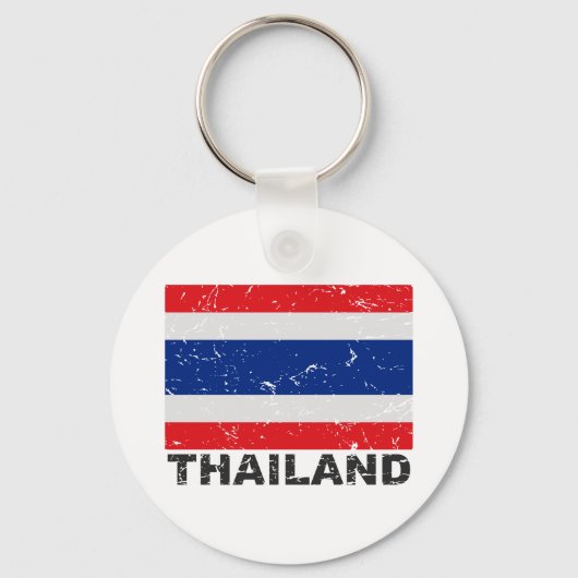 vlag van Thailand Sleutelhanger (Voorkant)