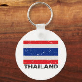 vlag van Thailand Sleutelhanger (Voorkant)