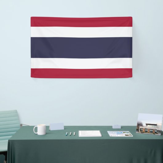 Vlag van Thailand Spandoek (Beurs)