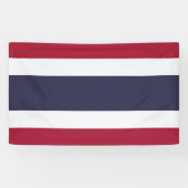 Vlag van Thailand Spandoek (Horizontaal)