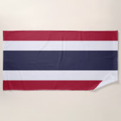 Vlag van Thailand Strandlaken (Voorkant)