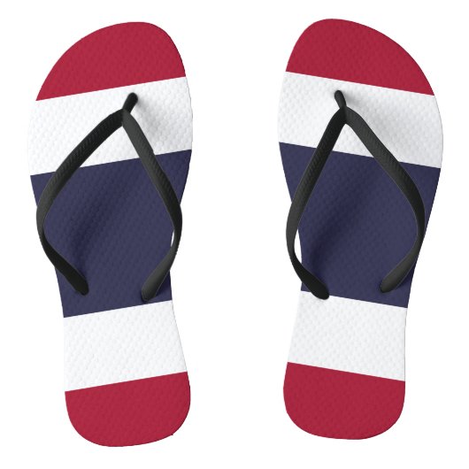 Vlag van Thailand Teenslippers (Voetbed)