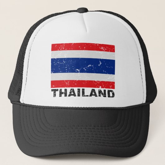 vlag van Thailand Trucker Pet (Voorkant)