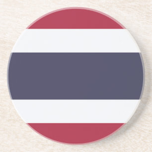 Vlag van Thailand Zandsteen Onderzetter