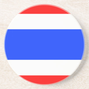 Vlag van Thailand Zandsteen Onderzetter