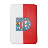 Vlag van Thüringen Bathroom Mat (Voorkant Verticaal)