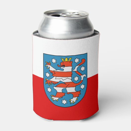 Vlag van Thüringen Koelbox Blikjeskoeler (Blikje Voorkant)