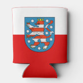 Vlag van Thüringen Koelbox Blikjeskoeler (Achterkant)