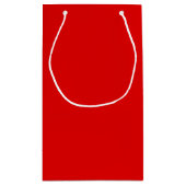 Vlag van Thüringen Small Gift Bag Klein Cadeauzakje (Achterkant)