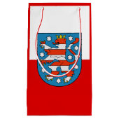 Vlag van Thüringen Small Gift Bag Klein Cadeauzakje (Voorkant)