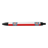 Vlag van Thuringia Black Ink Pen (Voorkant)