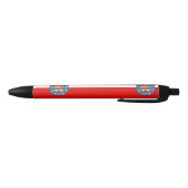 Vlag van Thuringia Black Ink Pen (Bodem)