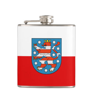 Vlag van Thuringia Flask Heupfles