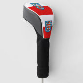 Vlag van Thuringia Golf Head Hoesje Golfheadcover (Schuin)