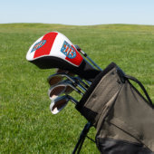 Vlag van Thuringia Golf Head Hoesje Golfheadcover (Insitu)