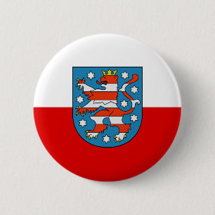 Vlag van Thuringia Pinback Button