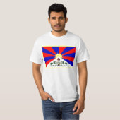Vlag van Tibet T-Shirt (Voorkant volledig)