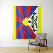 Vlag van Tibet Wandkleed (In situ)