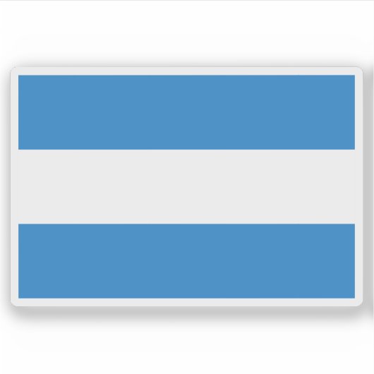 Vlag van Tienen, België Sticker (Voorkant)