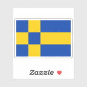 Vlag van Tilburg, Nederland Sticker (Vel)