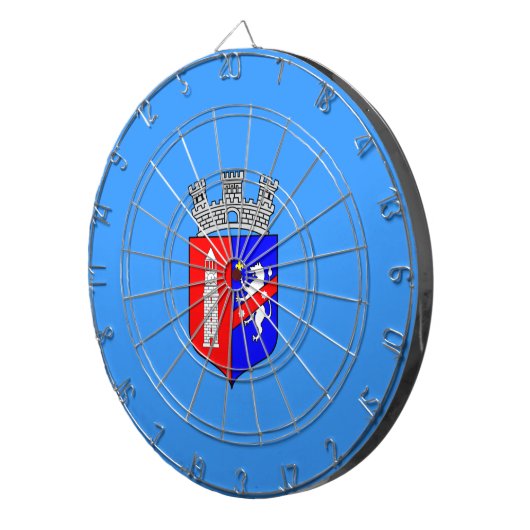 Vlag van Tirana, Albanese raad van bestuur Dartbord (Voorkant Rechts)