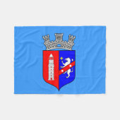 Vlag van Tirana, Albanese vliegenbank Fleece Deken (Voorkant (Horizontaal))