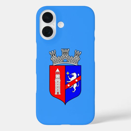 Vlag van Tirana, Albanië Case-Mate iPhone Case (Achterkant)
