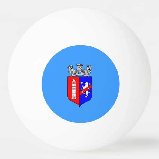 Vlag van Tirana, Albanië Ping-Pong Ball (Voorkant)