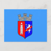 Vlag van Tirana, Briefkaart Albanië (Voorkant)