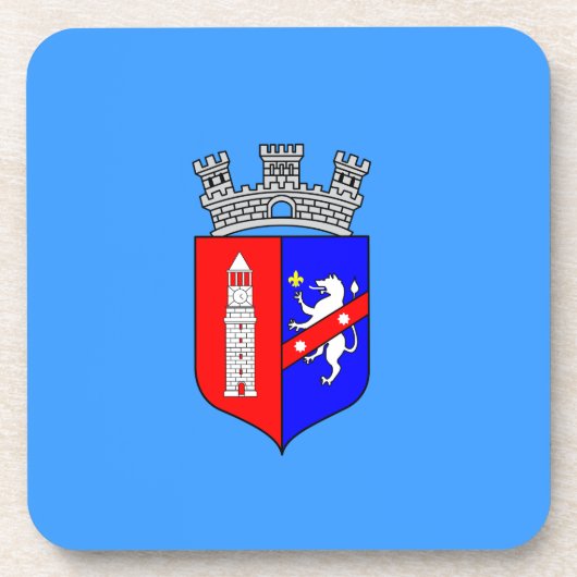 Vlag van Tirana, Onderzetter Albanië (Voorkant)