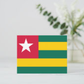 Vlag van Togo Briefkaart (Staand voorkant)