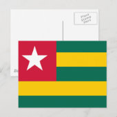 Vlag van Togo Briefkaart (Voorkant / Achterkant)