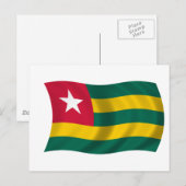 Vlag van Togo Briefkaart (Voorkant / Achterkant)