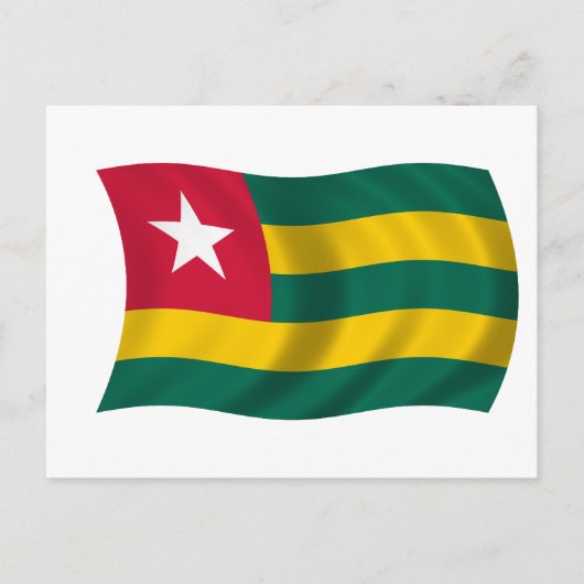 Vlag van Togo Briefkaart (Voorkant)