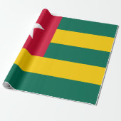 Vlag van Togo Cadeaupapier (Uitgerold)