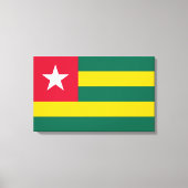 Vlag van Togo Canvas Afdruk (Voorkant)